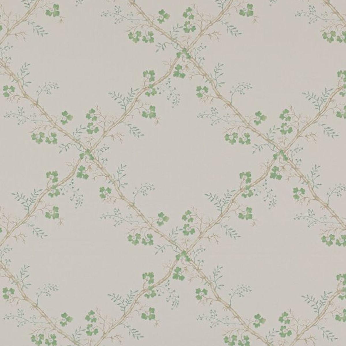 Colefax &amp; Fowler - Trefoil Trellis Wallpaper