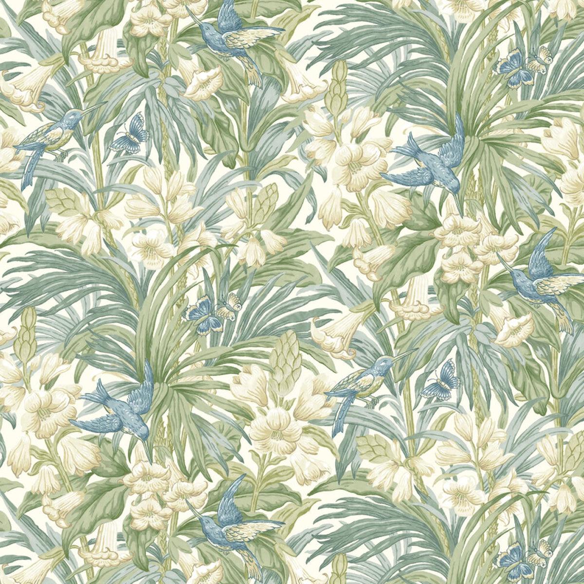 GP&amp;J Baker Trumpet Flowers Wallpaper