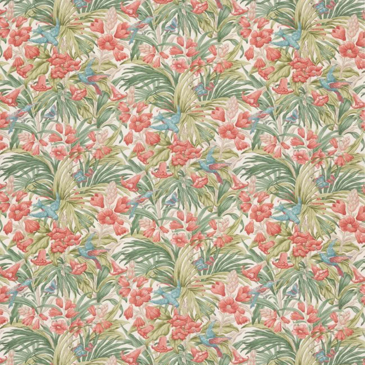 Trumpet Flowers Cotton Fabric - GP&J Baker