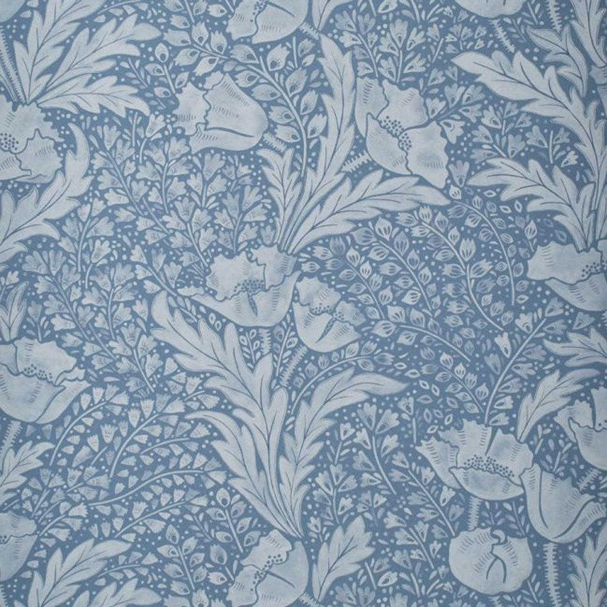 Tudor Poppy Wallpaper - Liberty