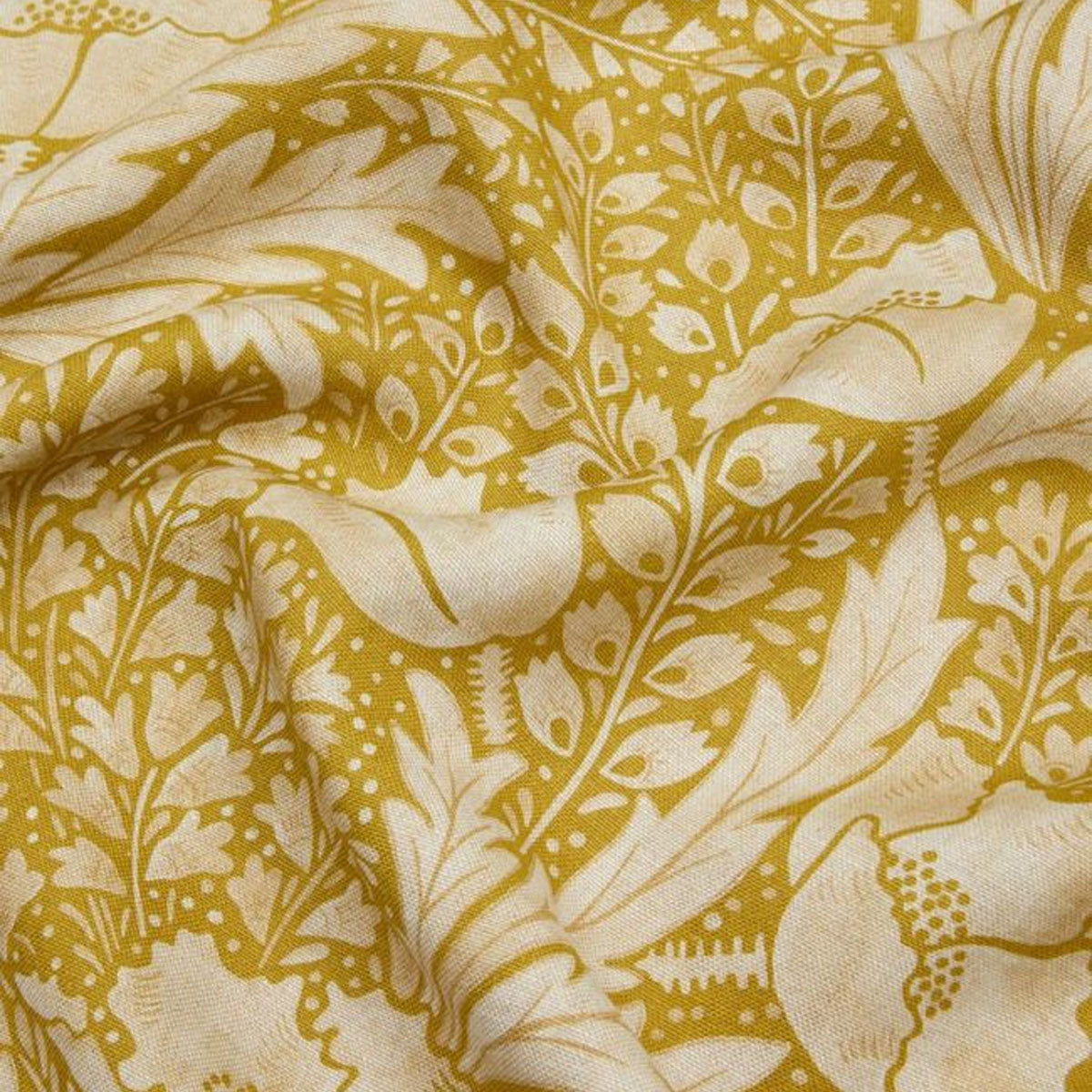 Tudor Poppy Fabric - Liberty