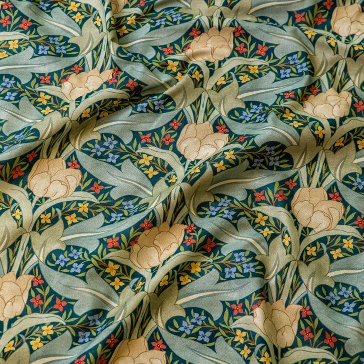 Tulip & Jasmine Cotton Fabric - GP&J Baker