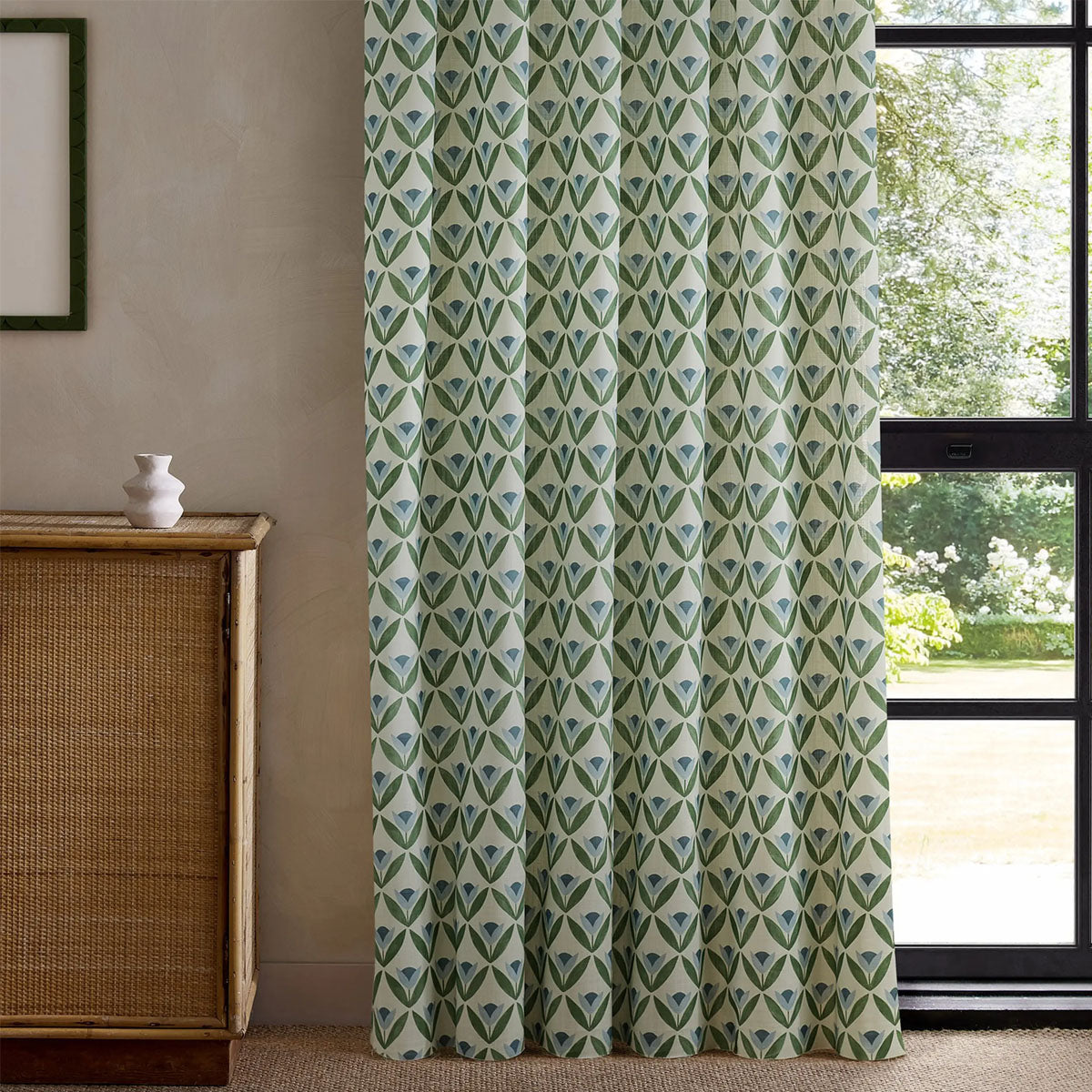 Tulip Trellis Print Fabric - Scion