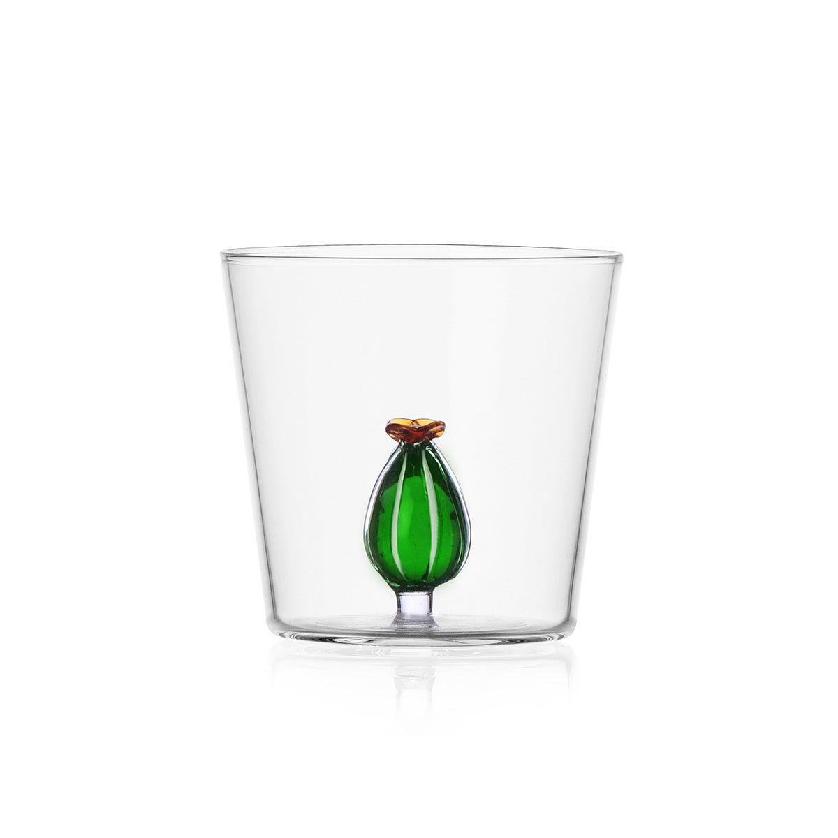 Desert Plants Glass Tumbler 8cm - Ichendorf