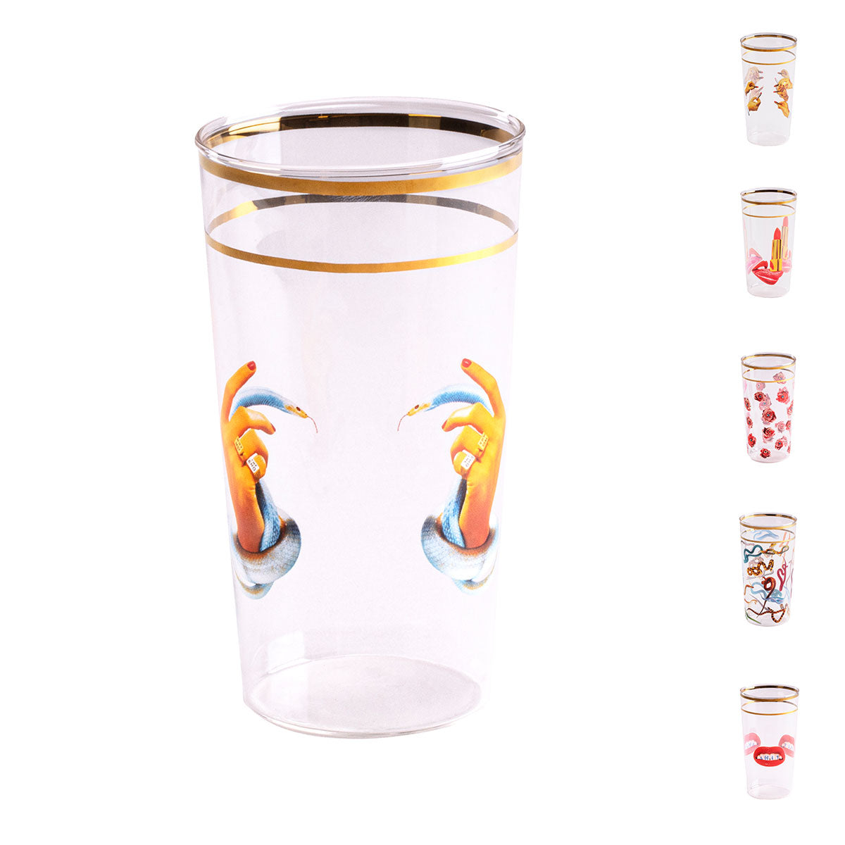 Seletti X Toiletpaper Glass Tumblers