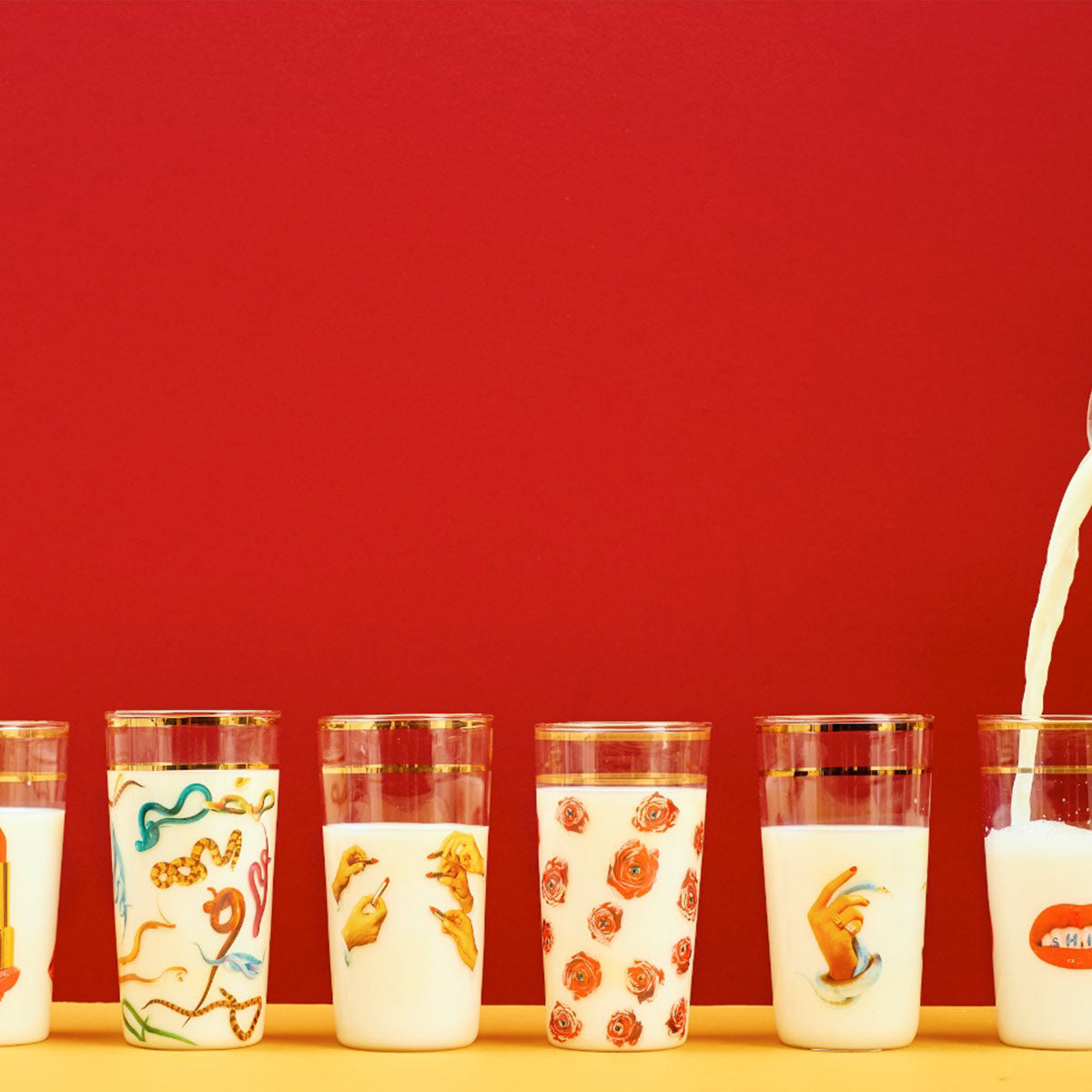 Seletti X Toiletpaper Glass Tumblers