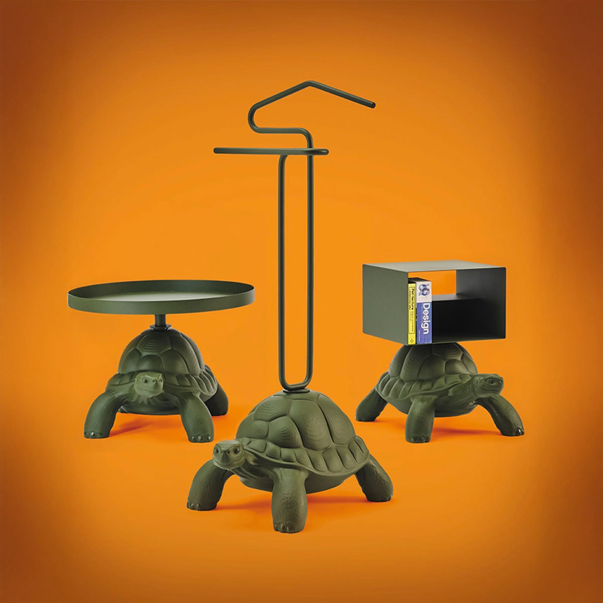 Turtle Carry Tray Table - Qeeboo