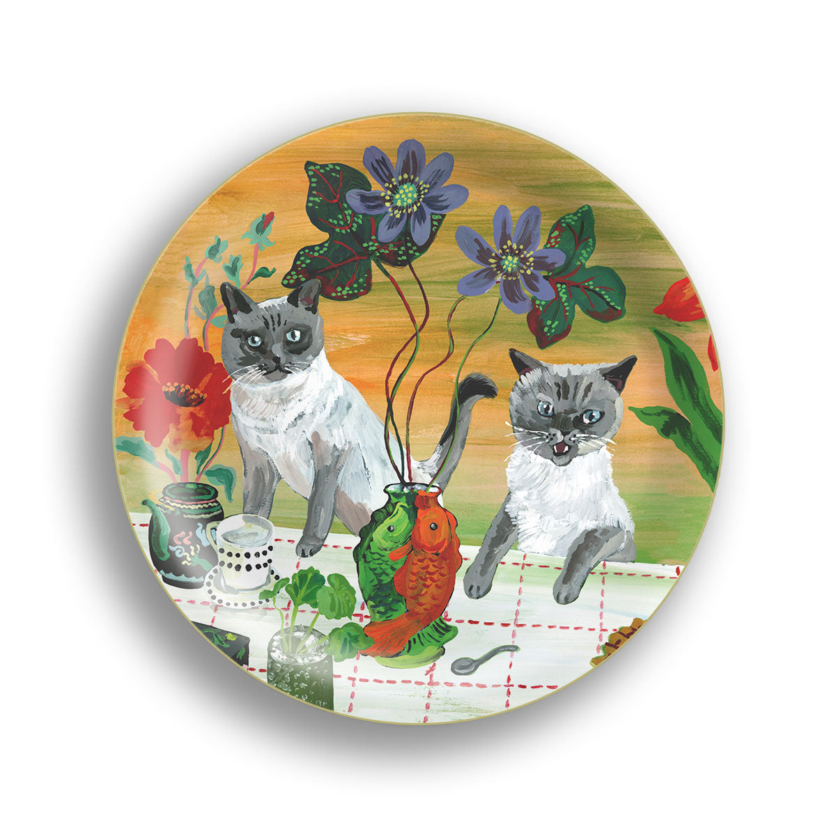 Two Cats Mini Tray - Avenida Home