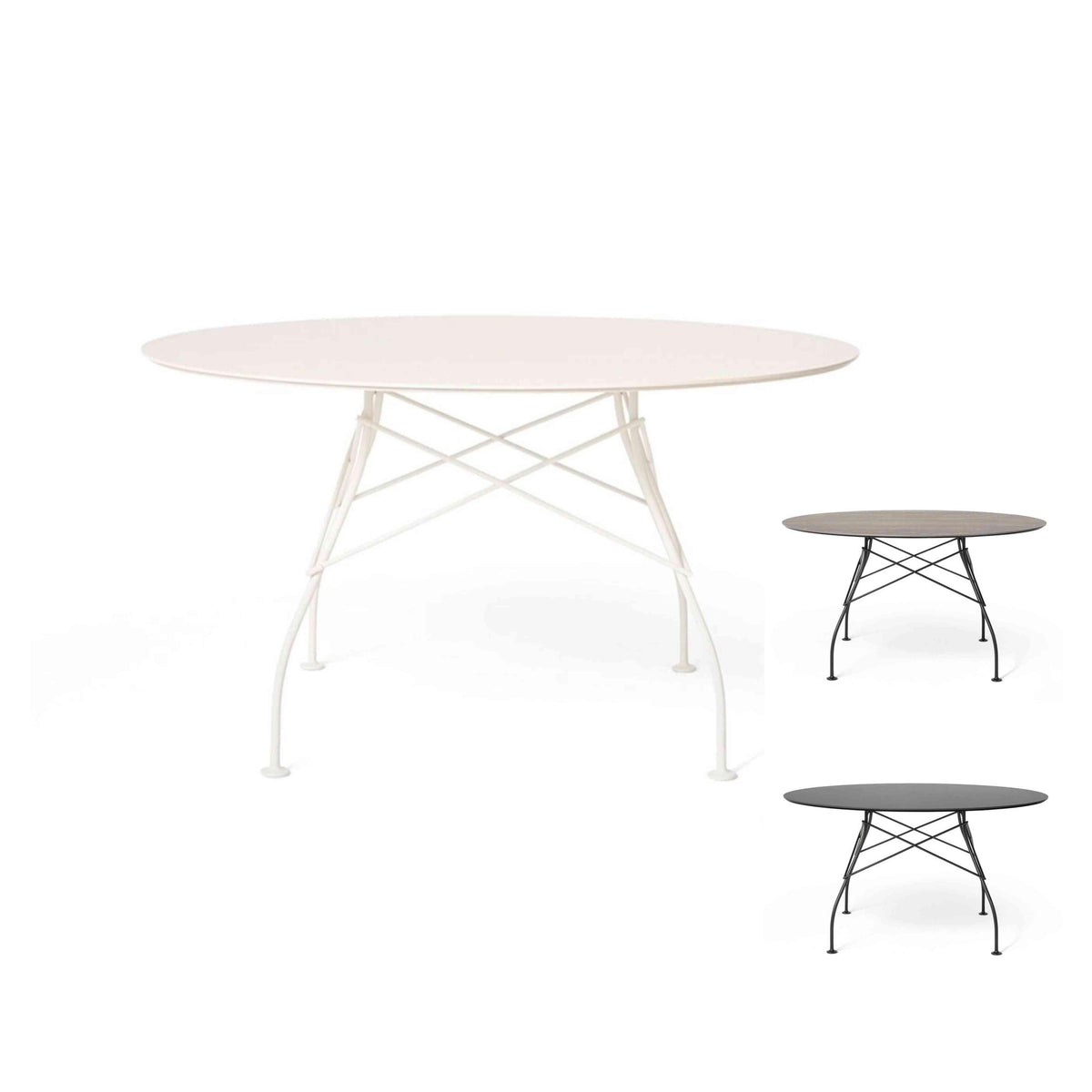 Glossy Outdoor Round Table - Kartell