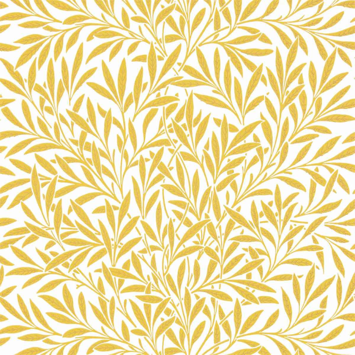 Morris &amp; Co &#39;Willow - Yellow&#39; Wallpaper