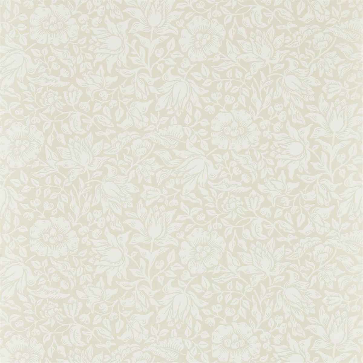 Morris &amp; Co &#39;Mallow - Cream Ivory&#39; Wallpaper