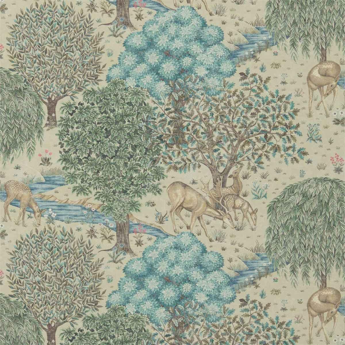 Morris &amp; Co &#39;The Brook - Linen&#39; Wallpaper