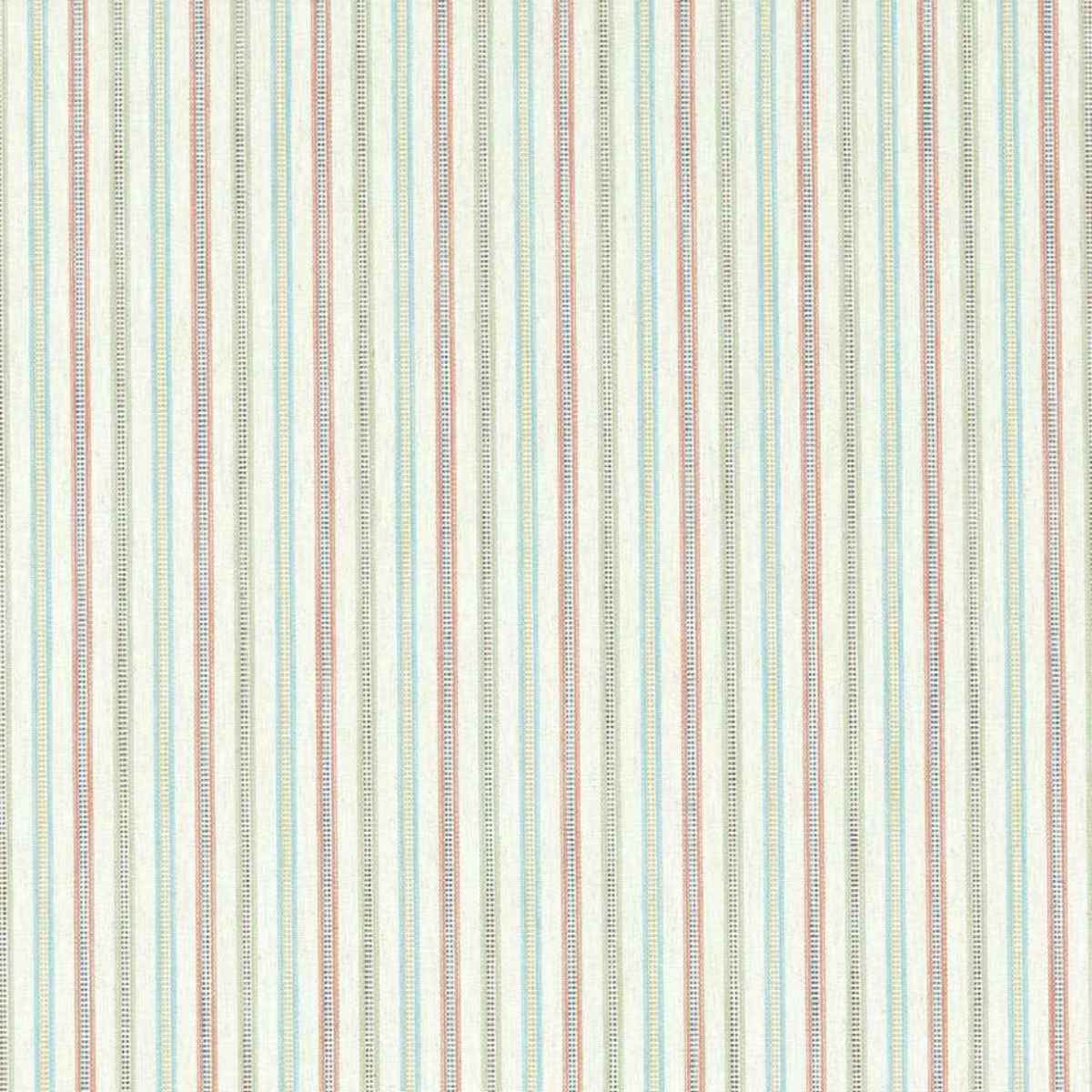 Sanderson X Salvesen Graham &#39;Melford Stripe - Multi&#39; Fabric