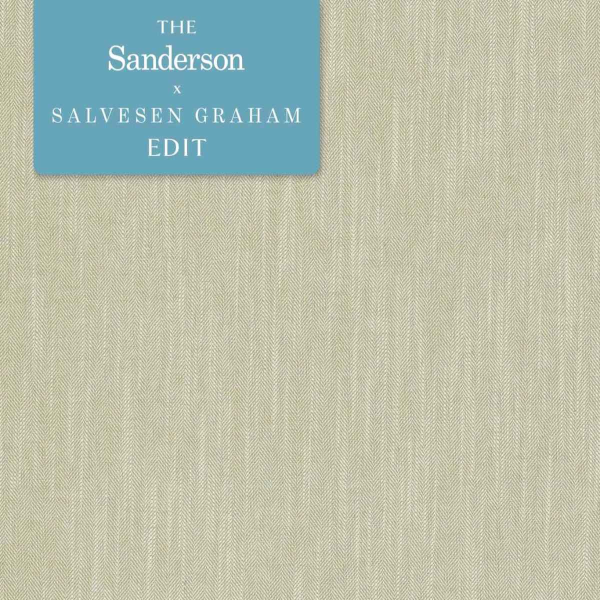 Sanderson X Salvesen Graham &#39;Melford - Corn&#39; Fabric