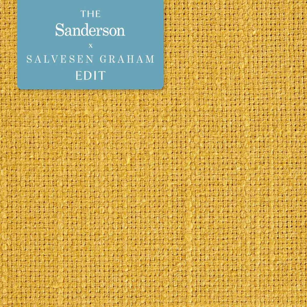 Sanderson X Salvesen Graham &#39;Tuscany II - Tumeric&#39; Fabric