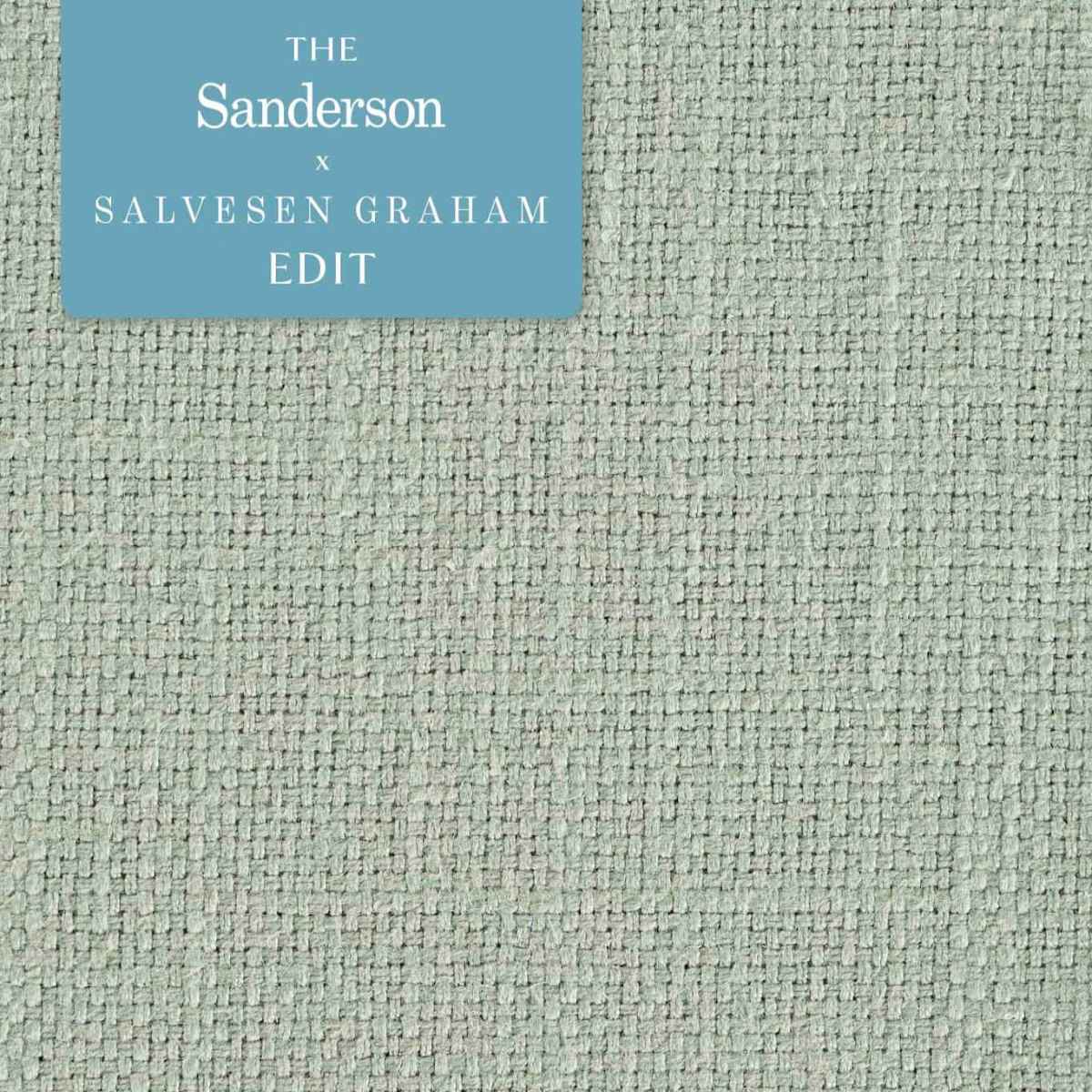 Sanderson X Salvesen Graham &#39;Tuscany II - Gardenia Green&#39; Fabric