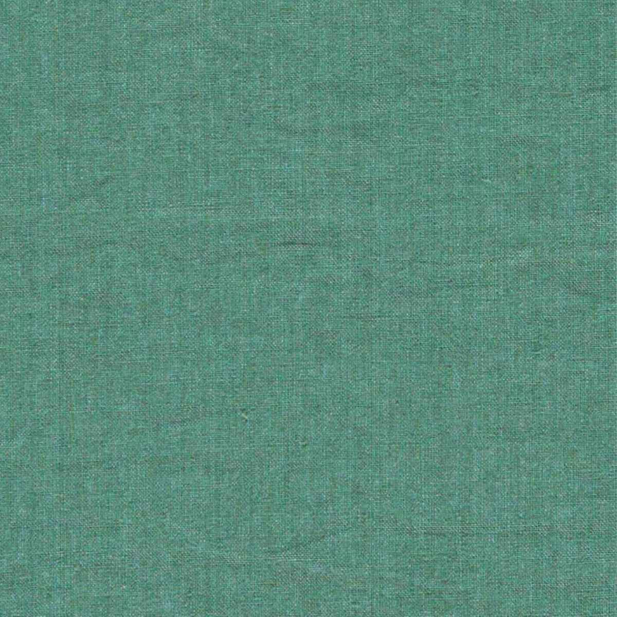 Sanderson X Salvesen Graham &#39;Rue Linen - Evergreen&#39; Fabric