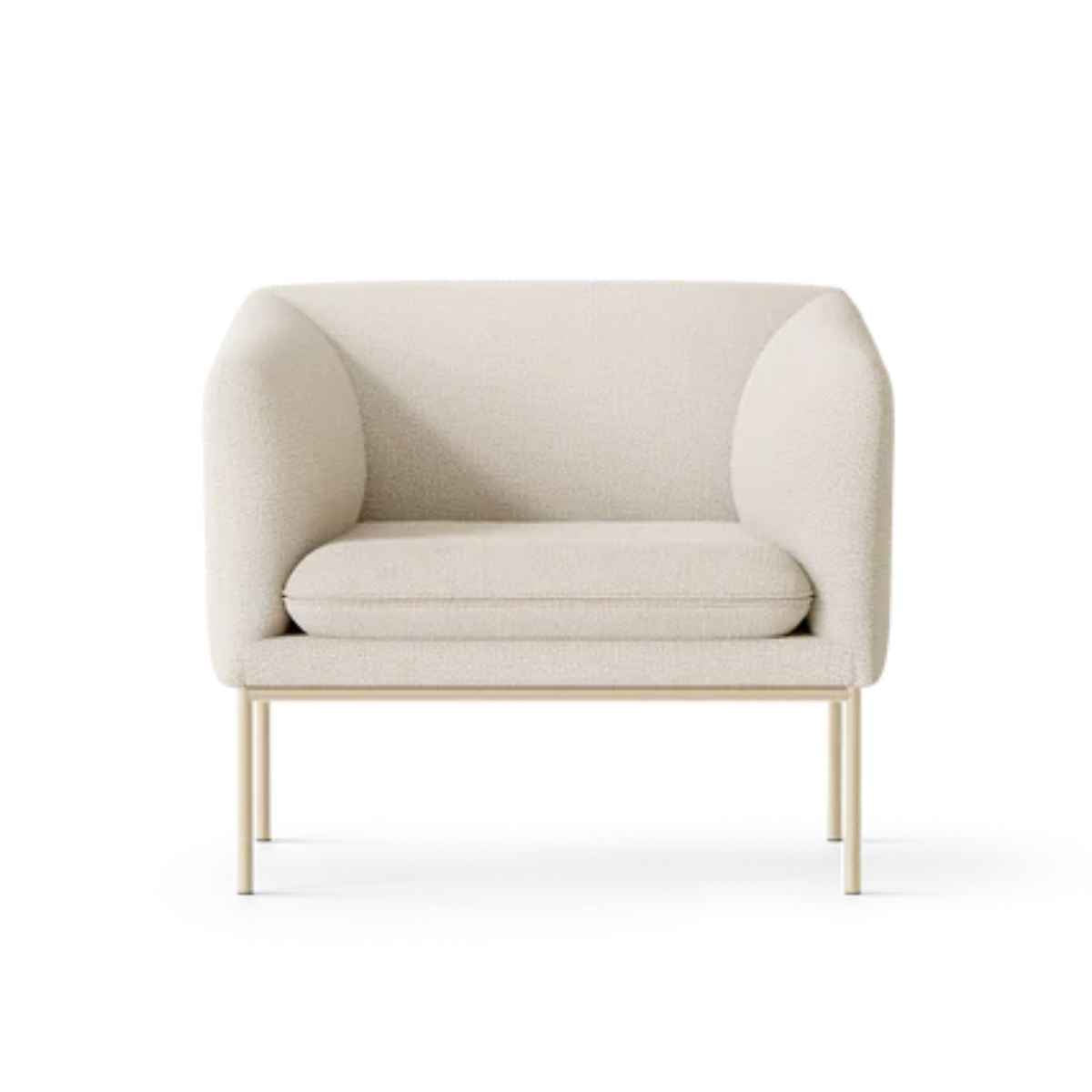 Turn 1 Seater Cashmere Boucle Off White - ferm LIVING