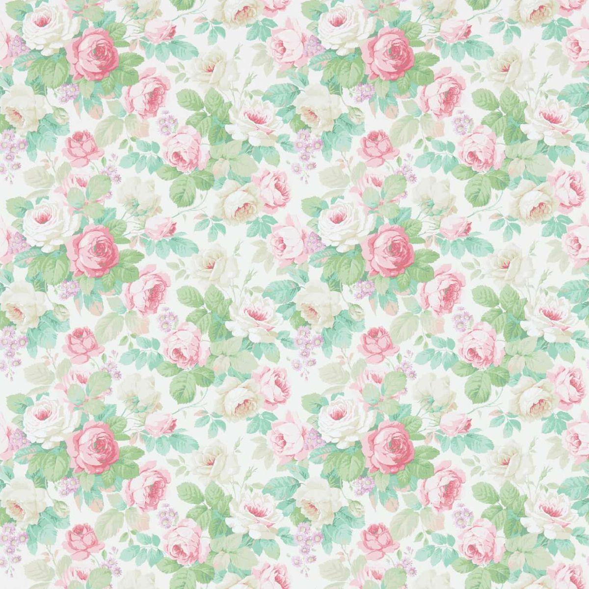 Sanderson &#39;Chelsea - Pink/Celadon&#39; Wallpaper