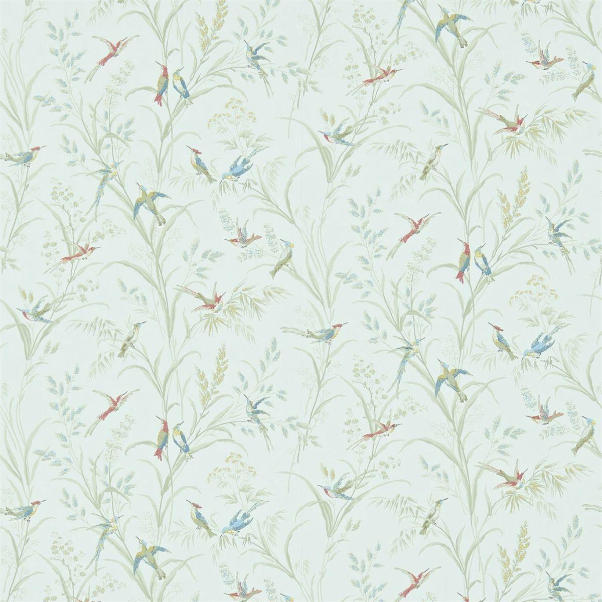 Sanderson &#39;Tuileries - Sage/Multi&#39; Wallpaper