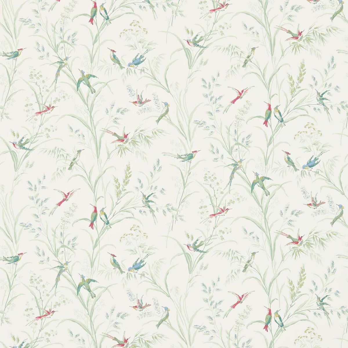 Sanderson &#39;Tuileries - Willow/Multi&#39; Wallpaper