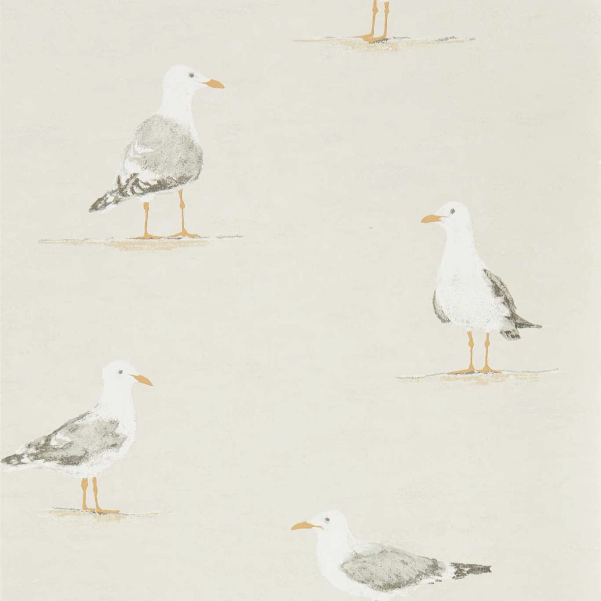 Sanderson &#39;Shore Birds - Driftwood&#39; Wallpaper
