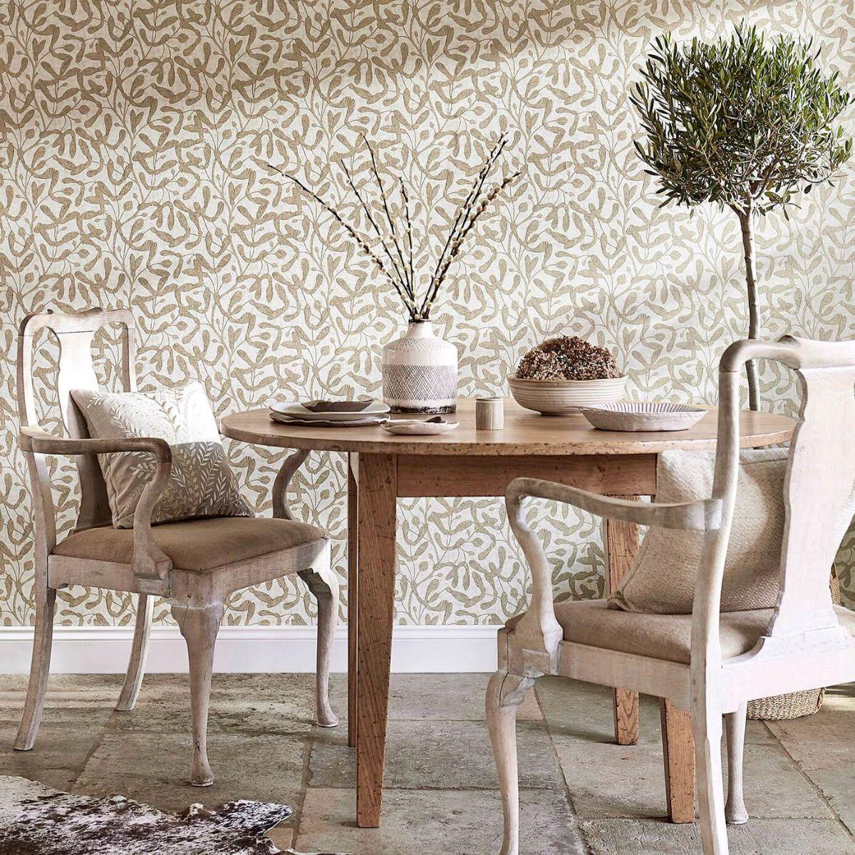 Sanderson &#39;Sycamore Trail - Gold&#39; Wallpaper