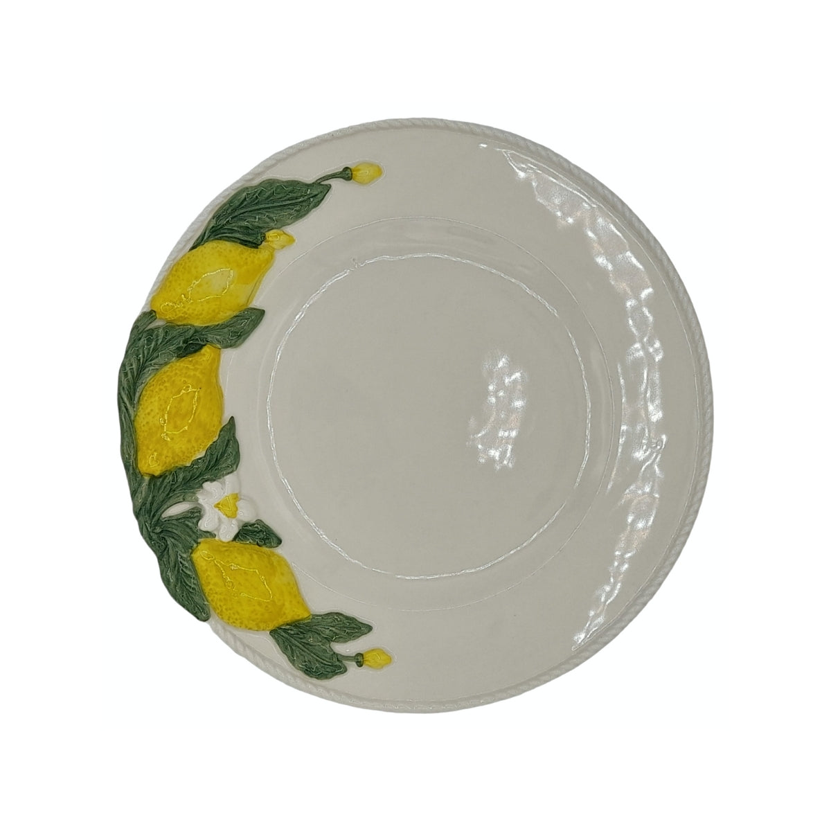 Hand Painted Lemon Ceramic Side Plate - Les Ottomans