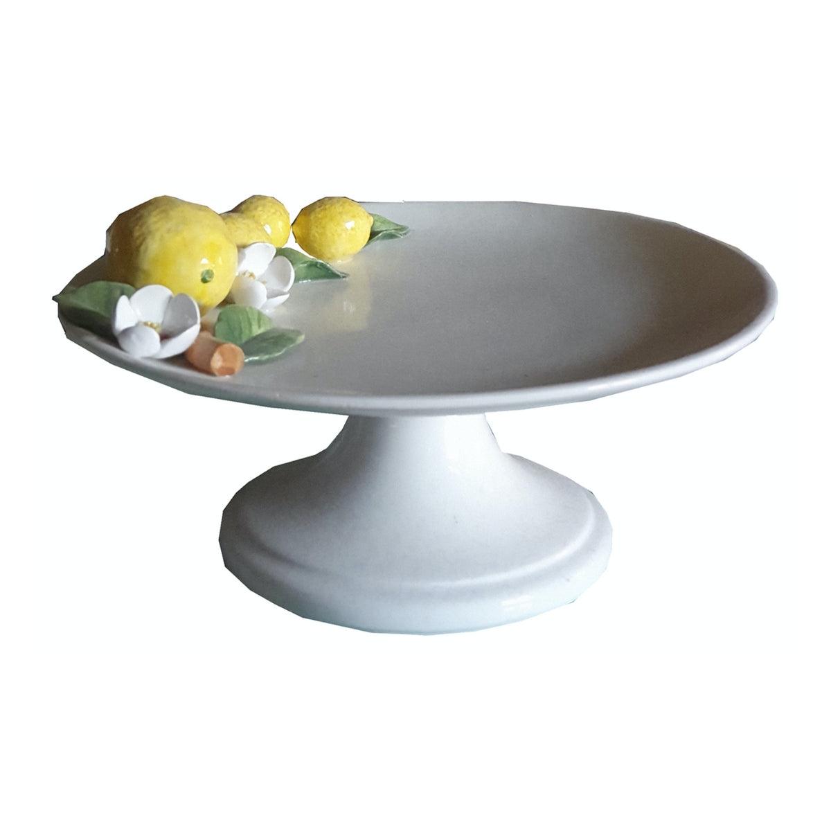 Jade Colored Glass Pedestal Cake Stand - Royal Table Settings