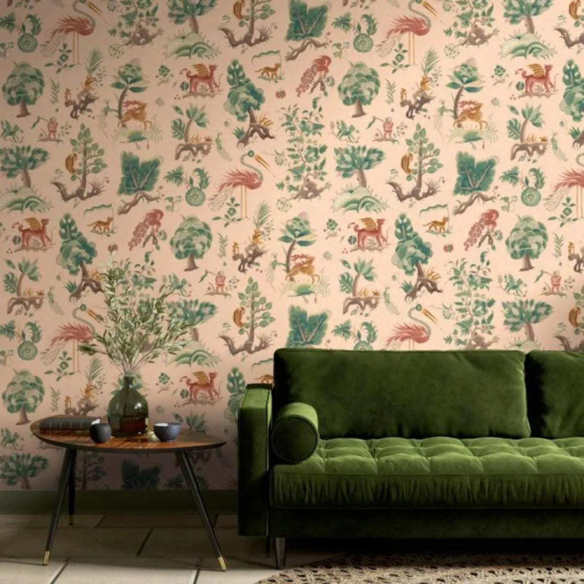 Gertrude Wallpaper - GP&J Baker - Courthouse Interiors