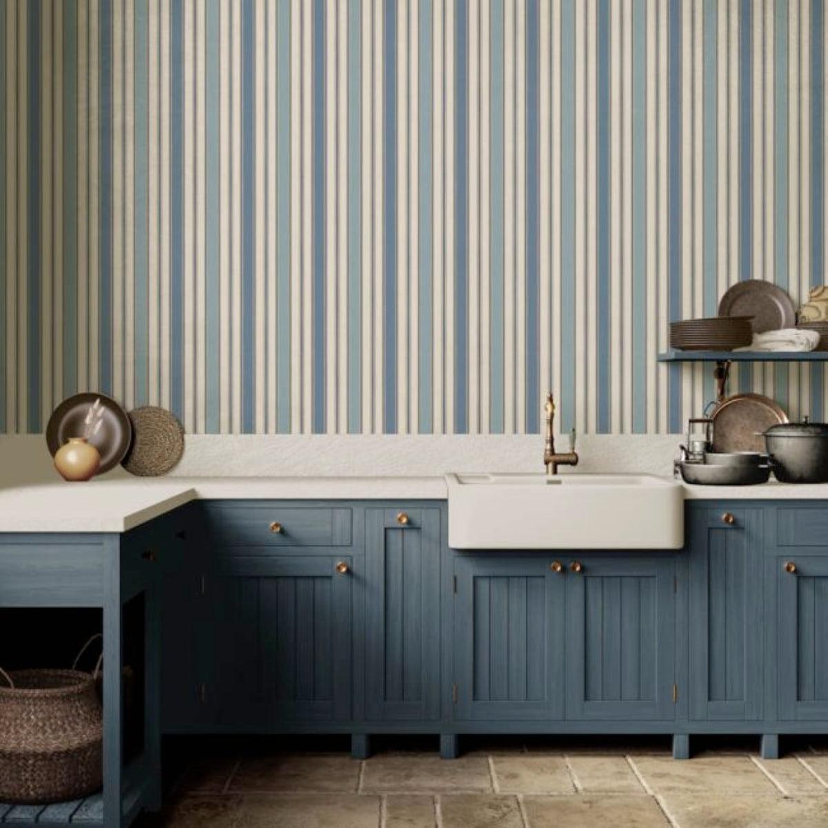 GP&amp;J Baker Melbourne Stripe - Wallpaper