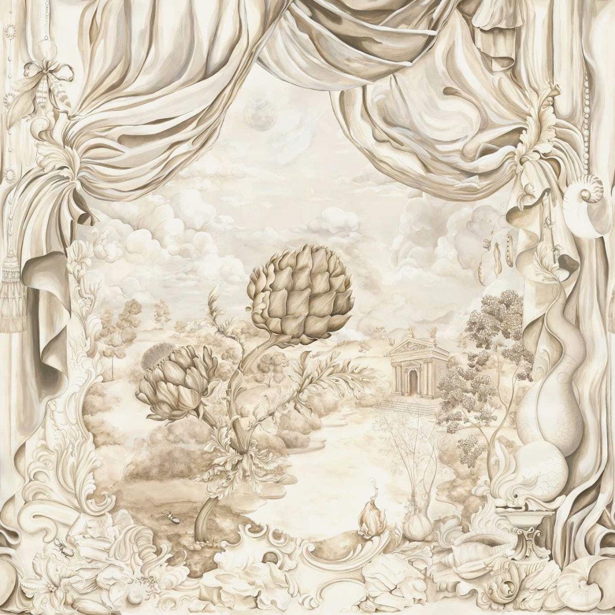 Sanderson x Giles Deacon &#39;Pygmalion - Alabaster&#39; Wallpaper