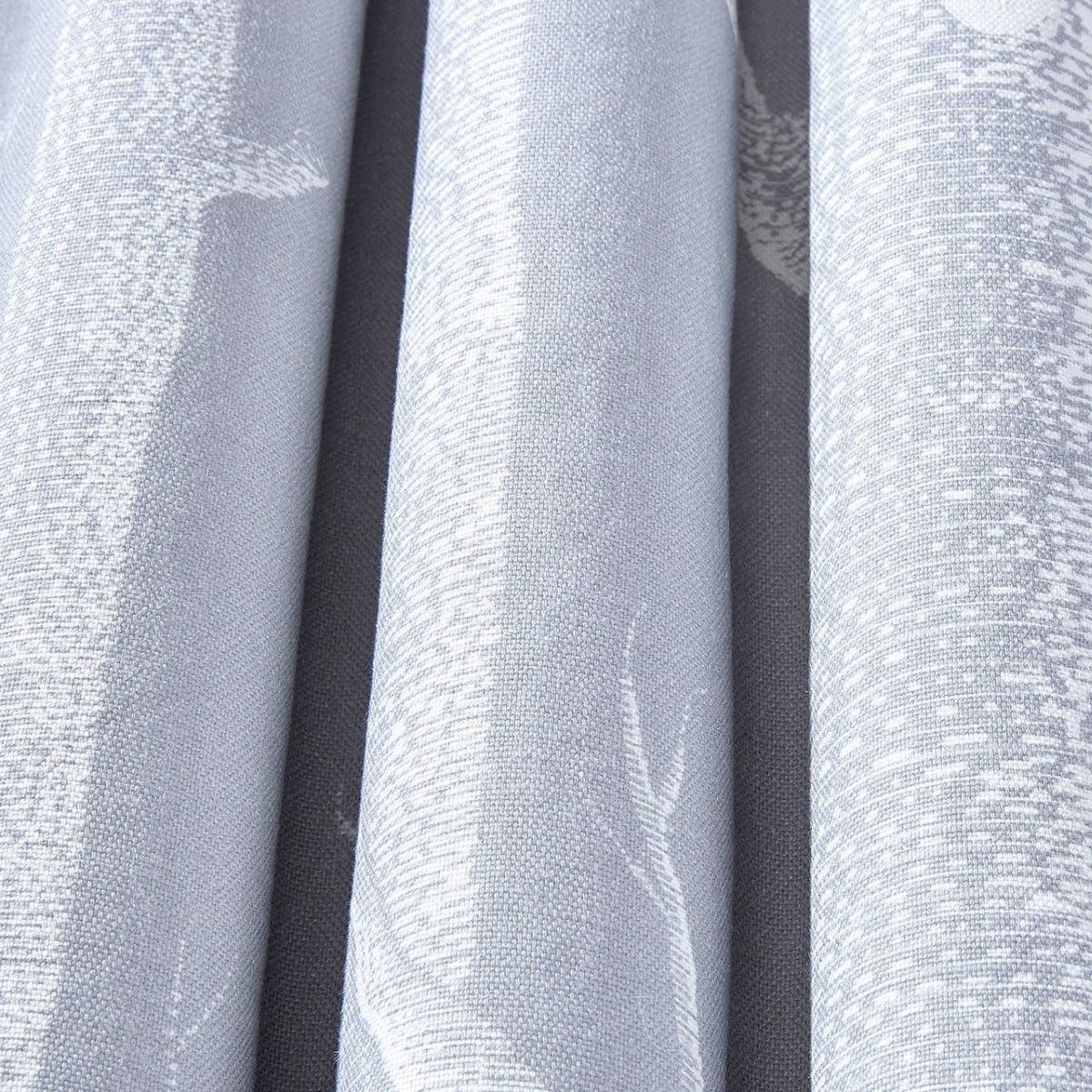 Cole &amp; Son &#39;Woods Linen Union - White on Soft Grey&#39; Fabric