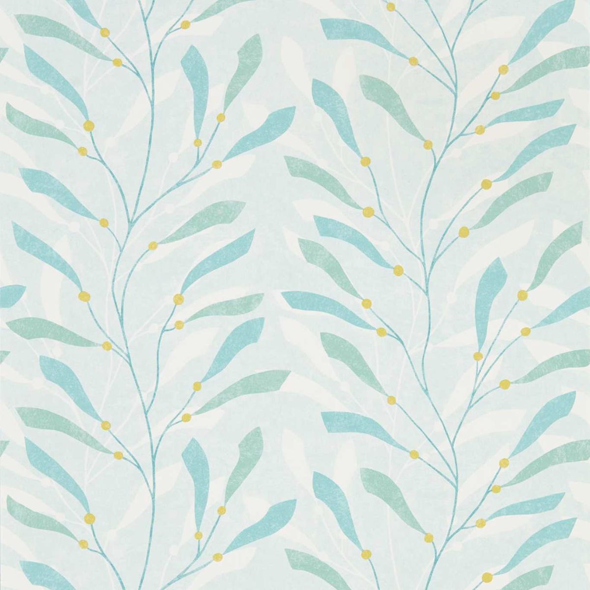 Sanderson &#39;Sea Kelp - Aqua/Lichen&#39; Wallpaper