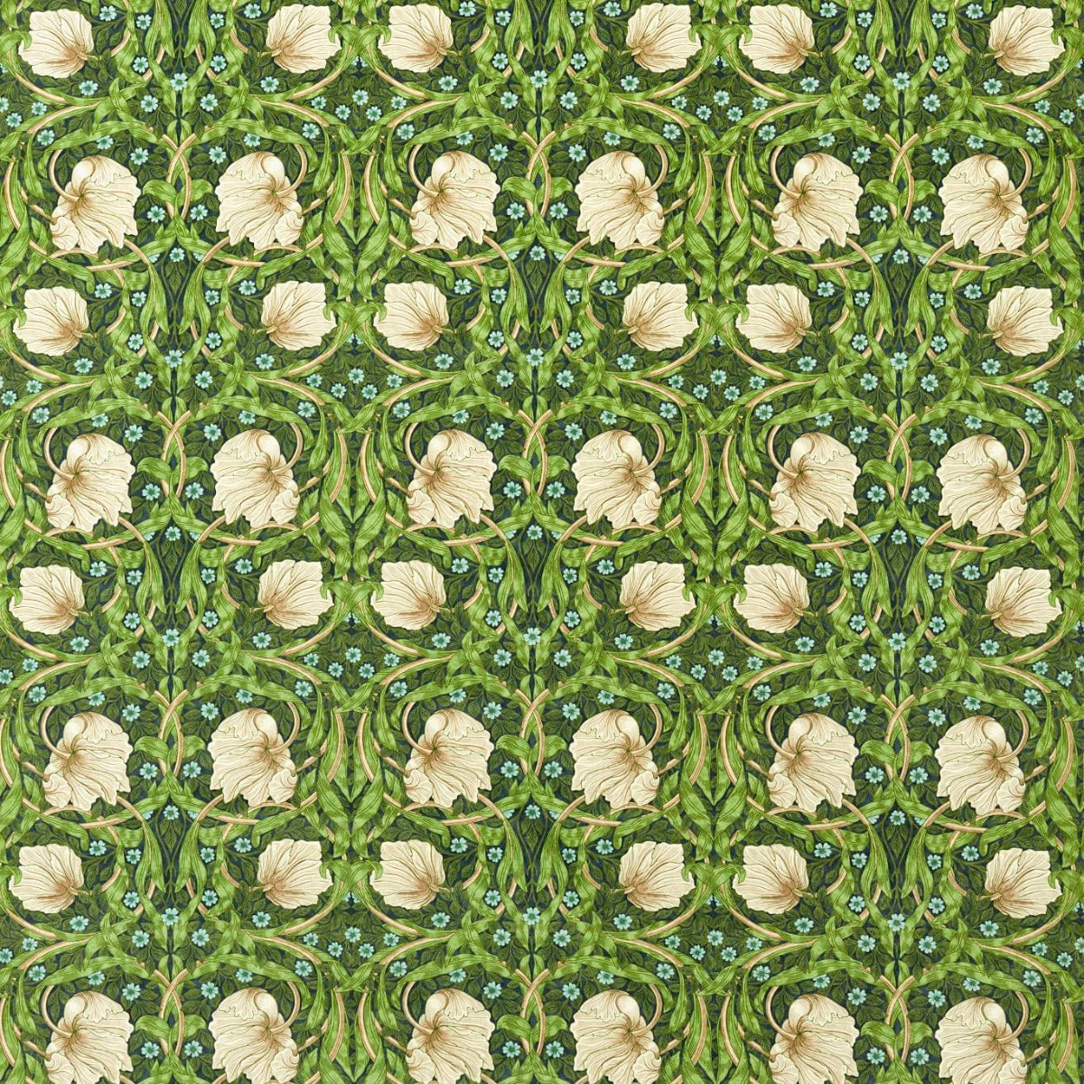 Morris &amp; Co &#39;Pimpernel - Midnight Fields&#39; Fabric