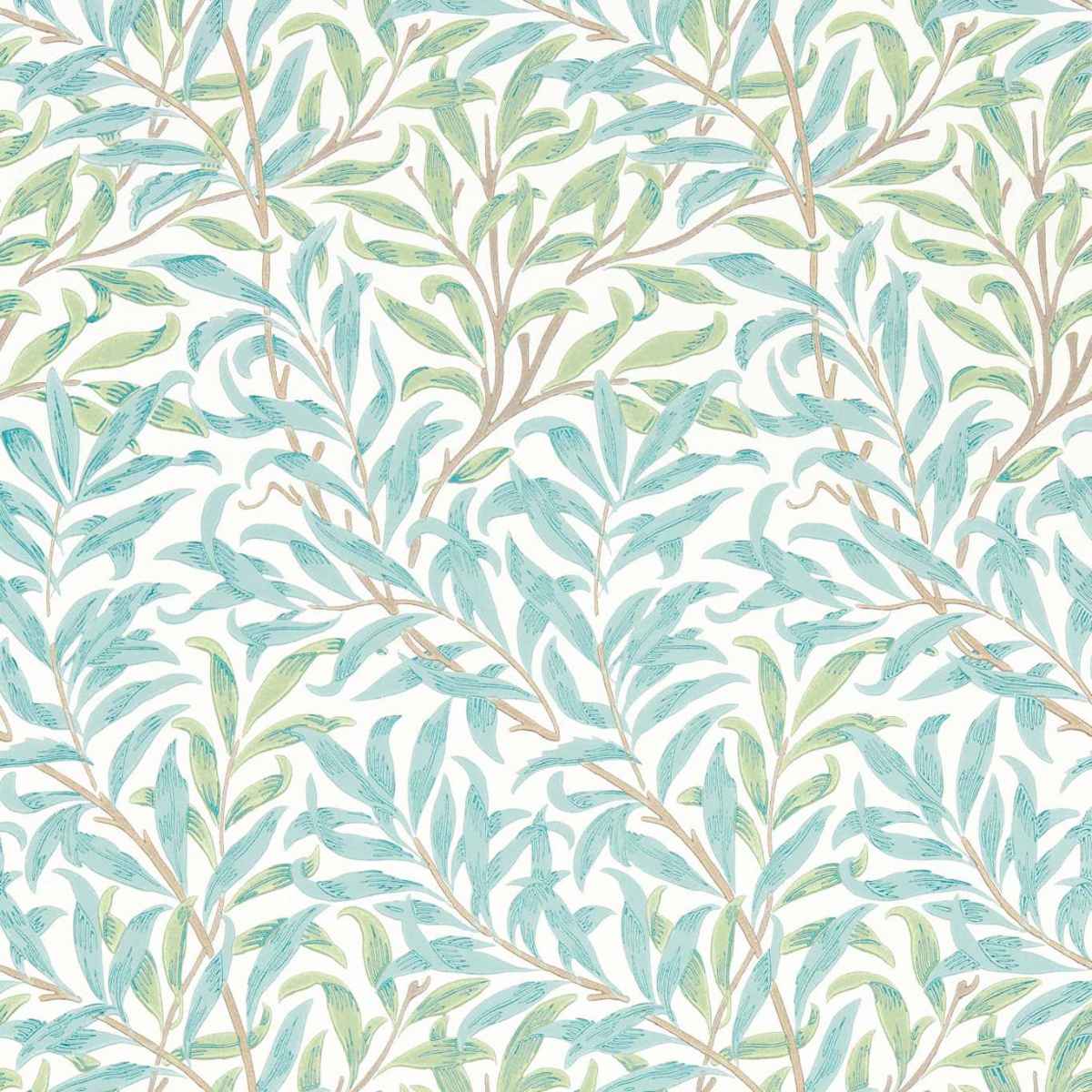 Morris &amp; Co &#39;Willow Boughs - Willow/Seaglass&#39; Wallpaper