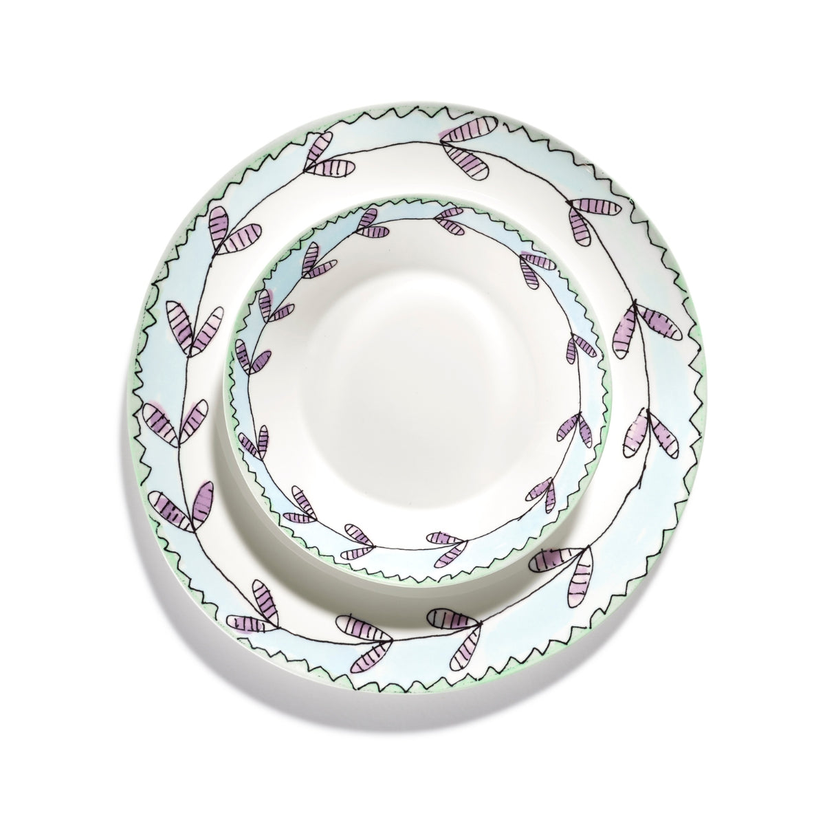 Marni X Serax Blossom Milk Dinner Plate 28cm