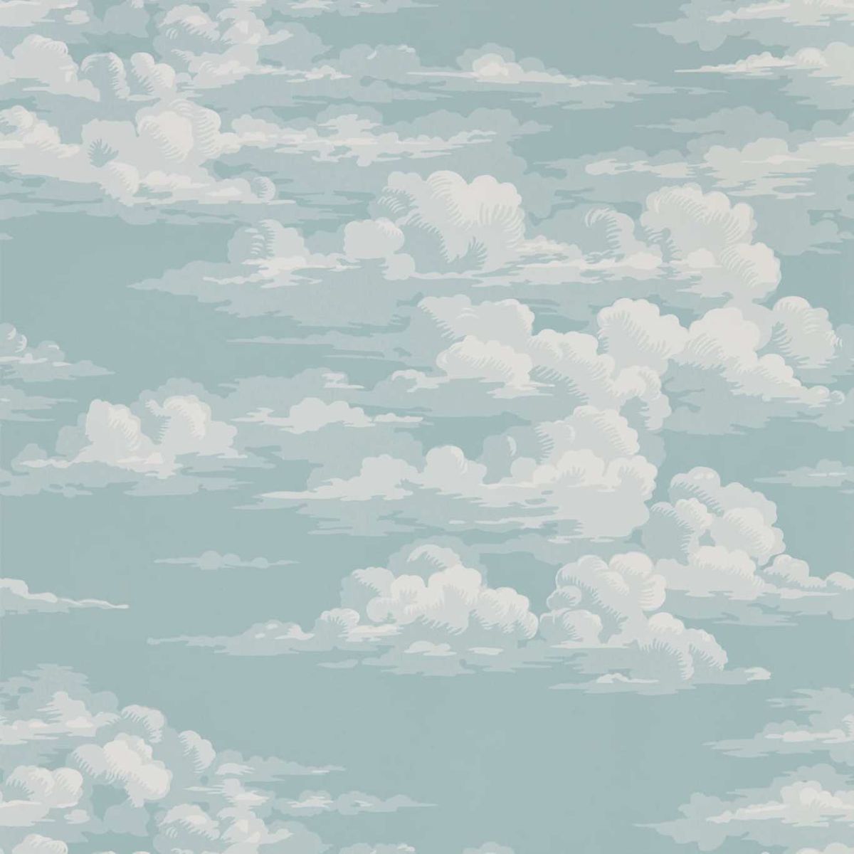 Sanderson &#39;Silvi Clouds - Sky&#39; Wallpaper