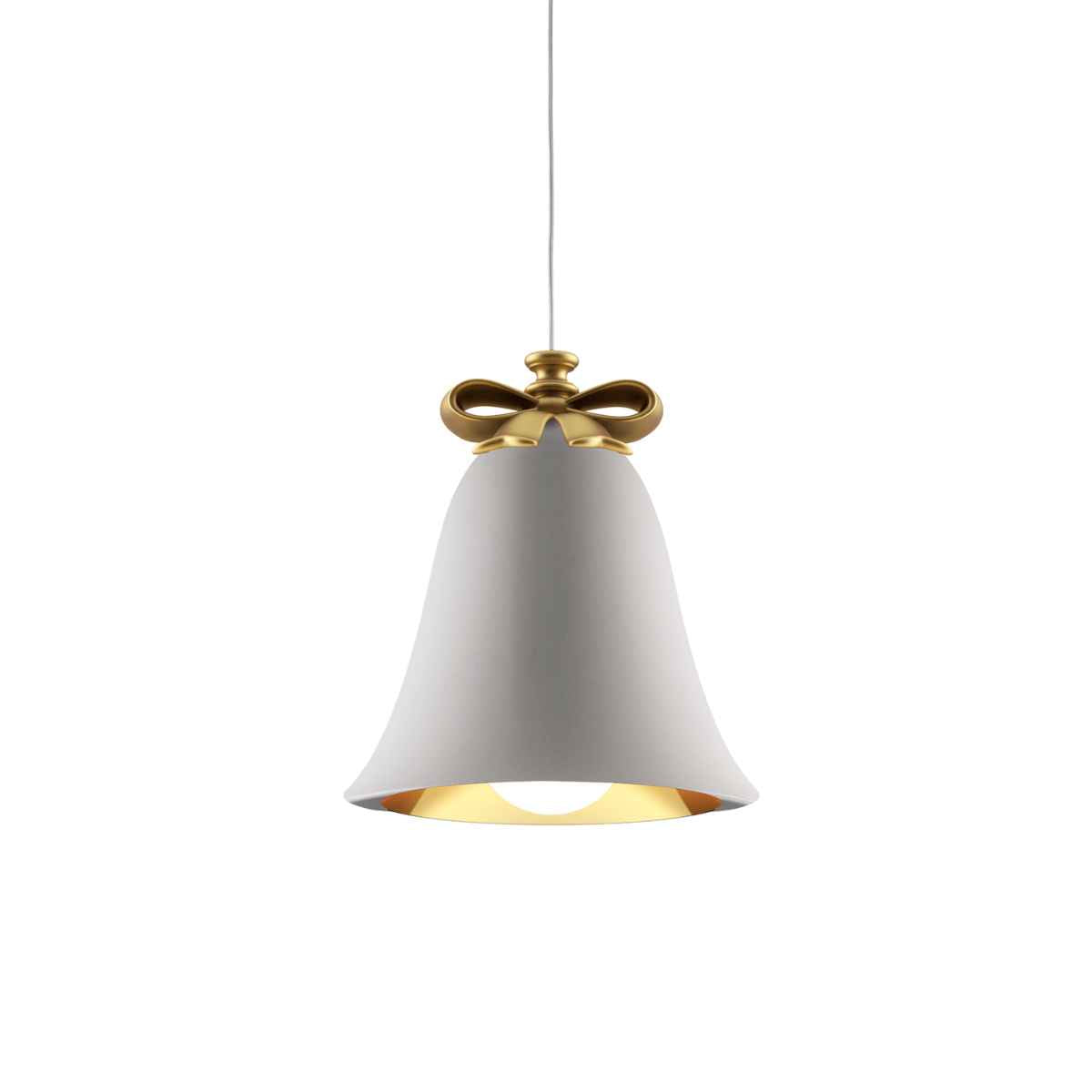 Mabelle Lamp M White/Gold - Qeeboo