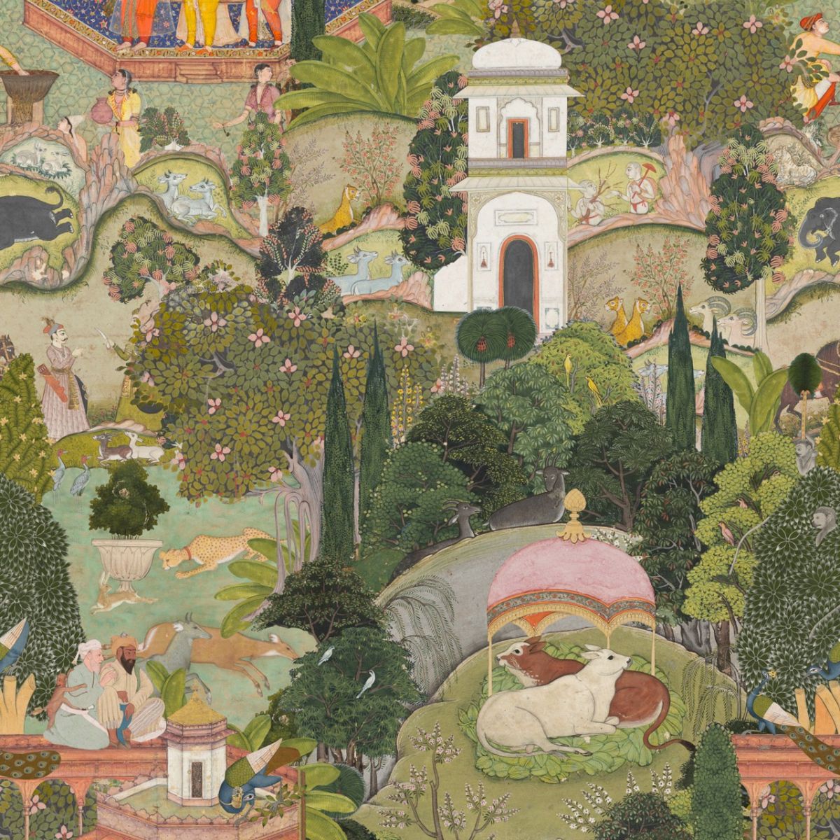 Mind The Gap &#39;Gardens Of Jaipur&#39; Wallpaper