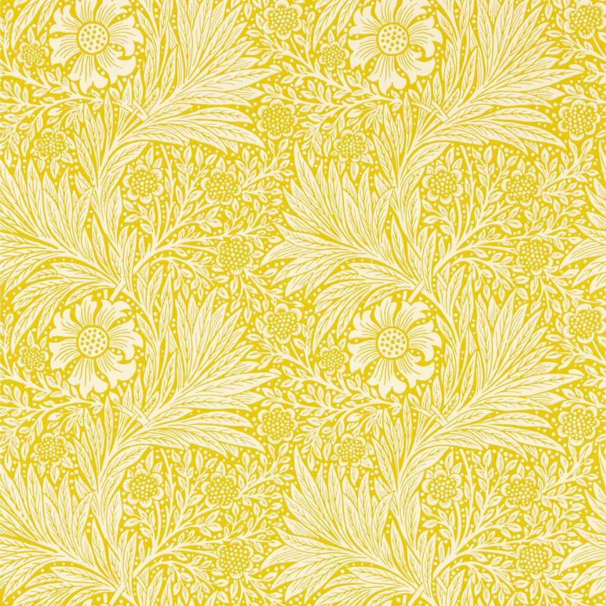Morris &amp; Co &#39;Marigold - Yellow&#39; Wallpaper