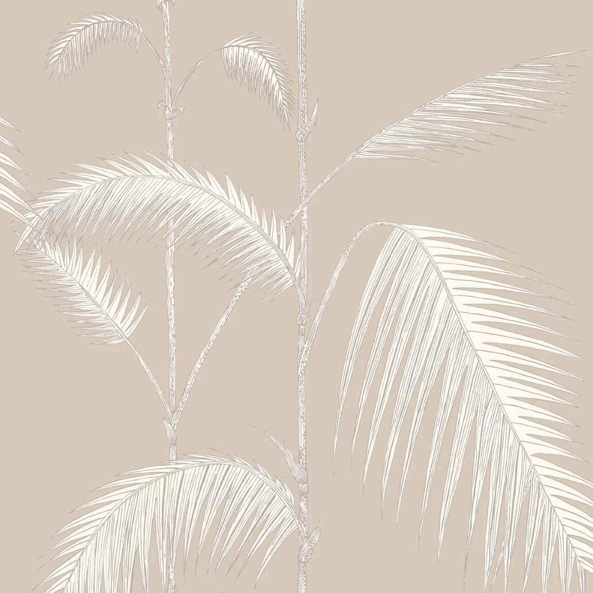 Cole &amp; Son &#39;Palm Leaves - Cream on Linen&#39; Wallpaper