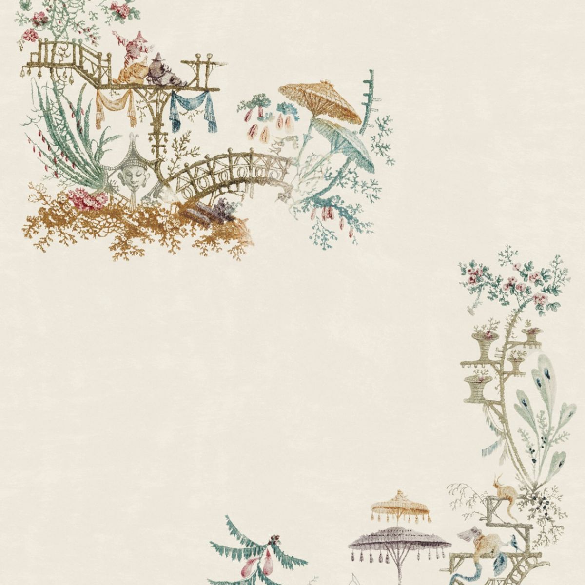 Mind The Gap &#39;Chinoiserie - Coconut&#39; Wallpaper