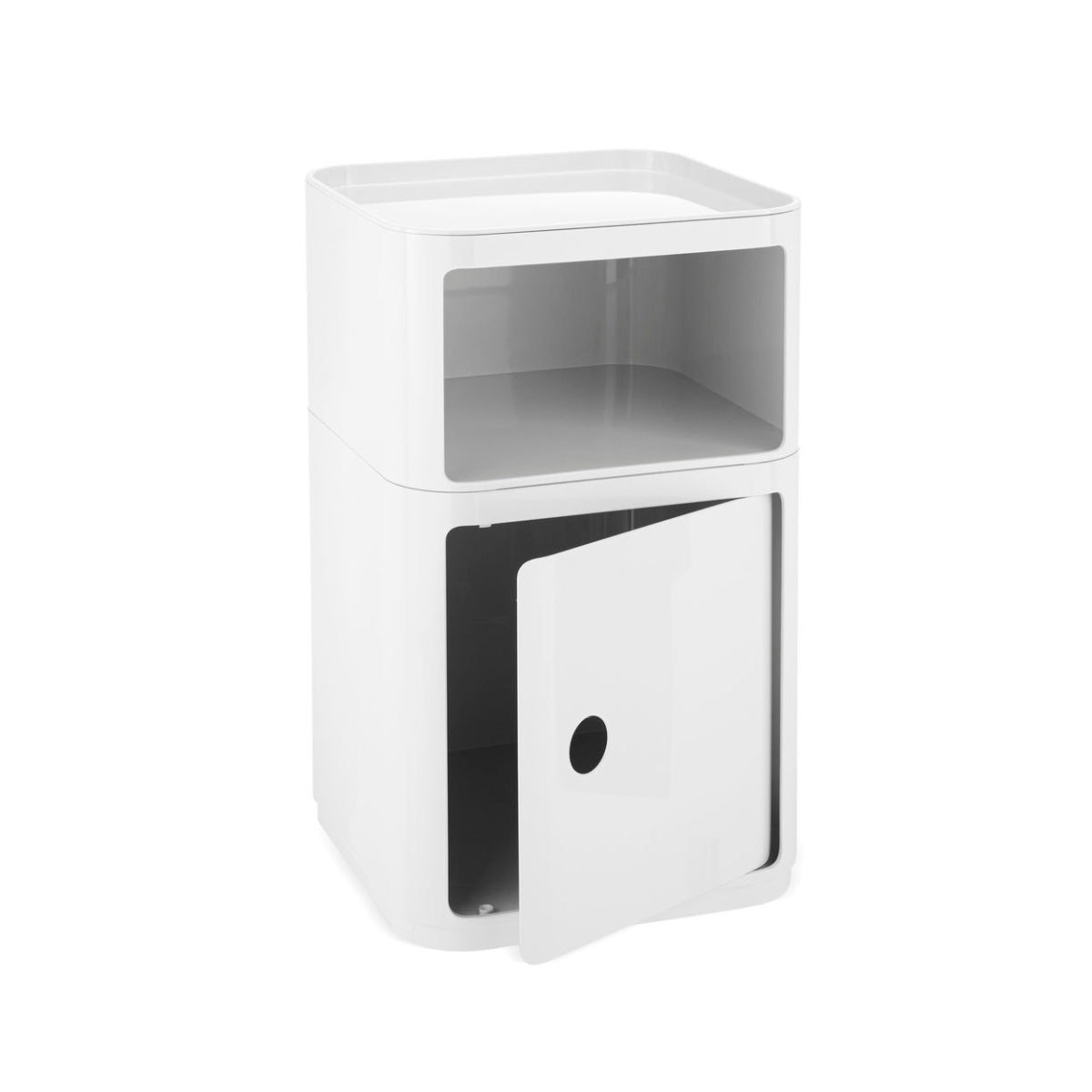 Componibili Classic Big Cabinet Square 2 Tier Low - Kartell