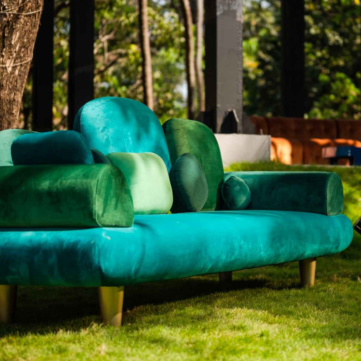 Forest 3 Seater Sofa by Marcantonio - Scarlet Splendour