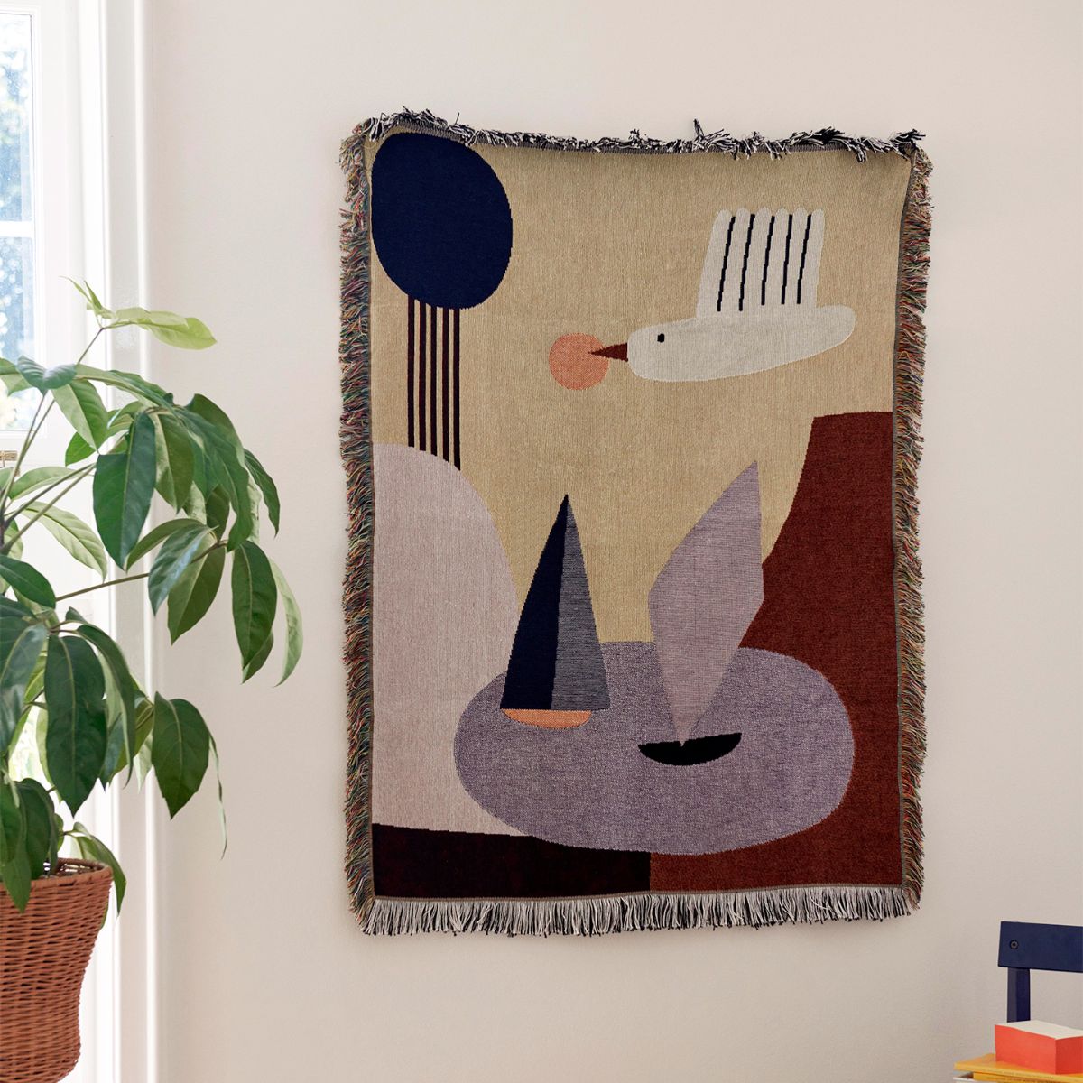 Bird Tapestry Blanket - ferm LIVING