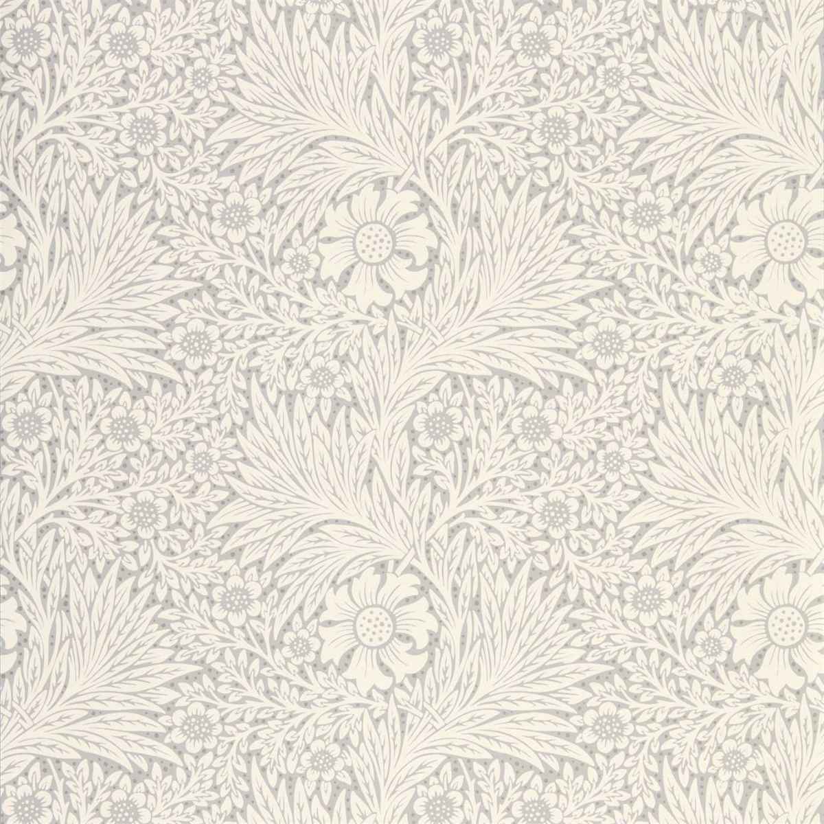 Morris &amp; Co &#39;Pure Marigold - Cloud Grey&#39; Wallpaper
