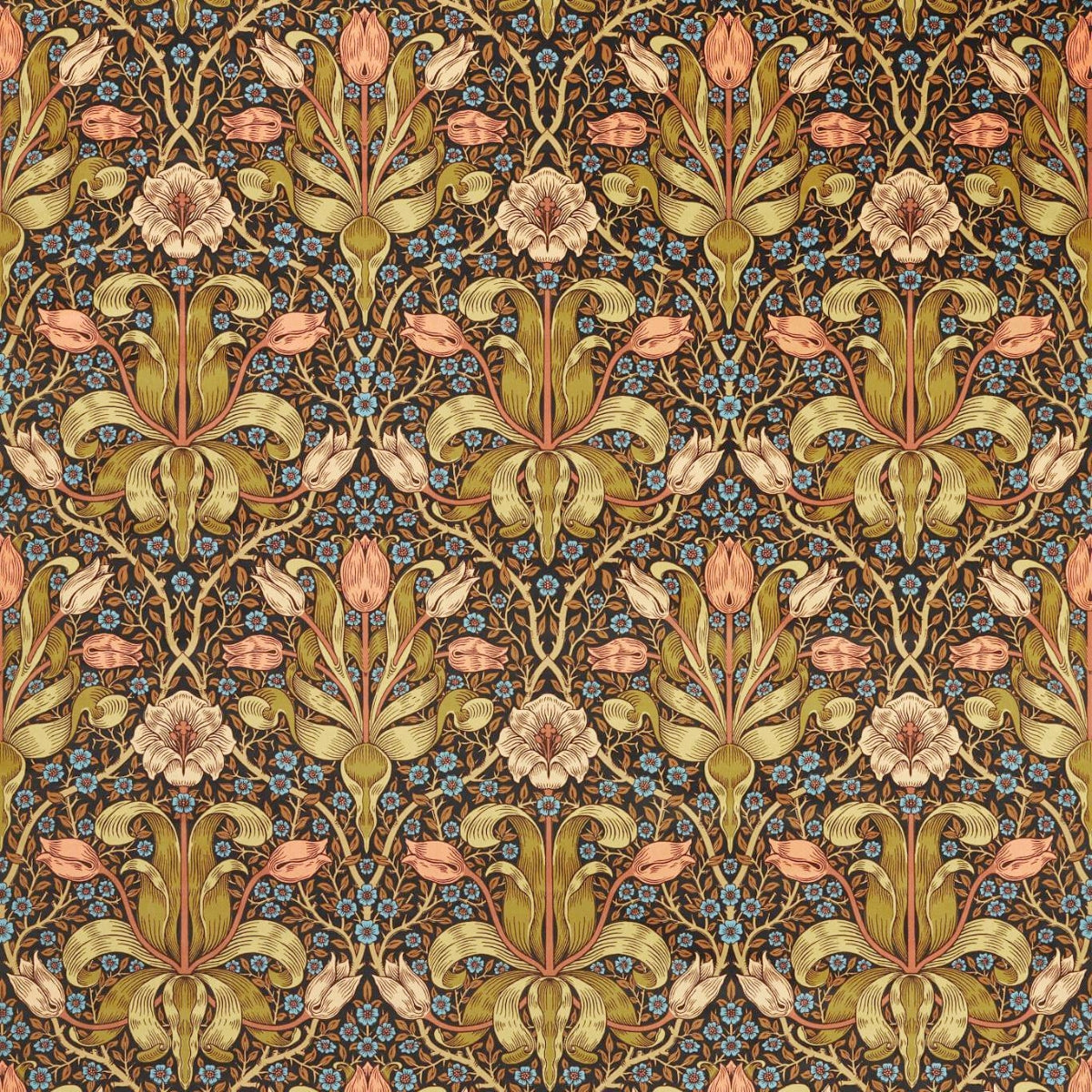 Morris &amp; Co &#39;Spring Thicket - Old Fashioned&#39; Fabric