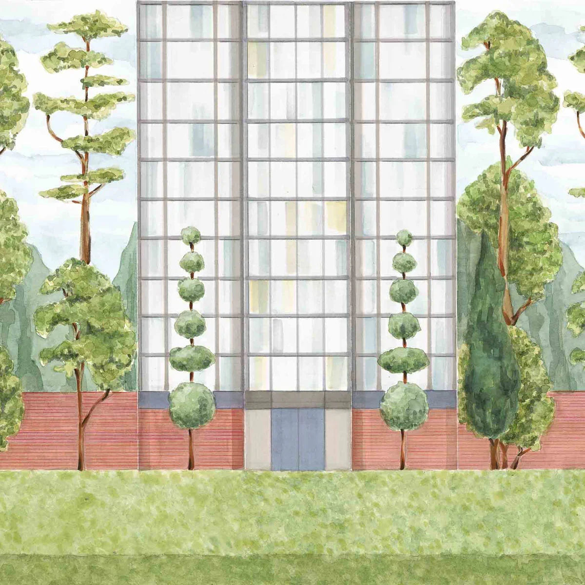 Urban Garden Mural Wallpaper - Coordonne