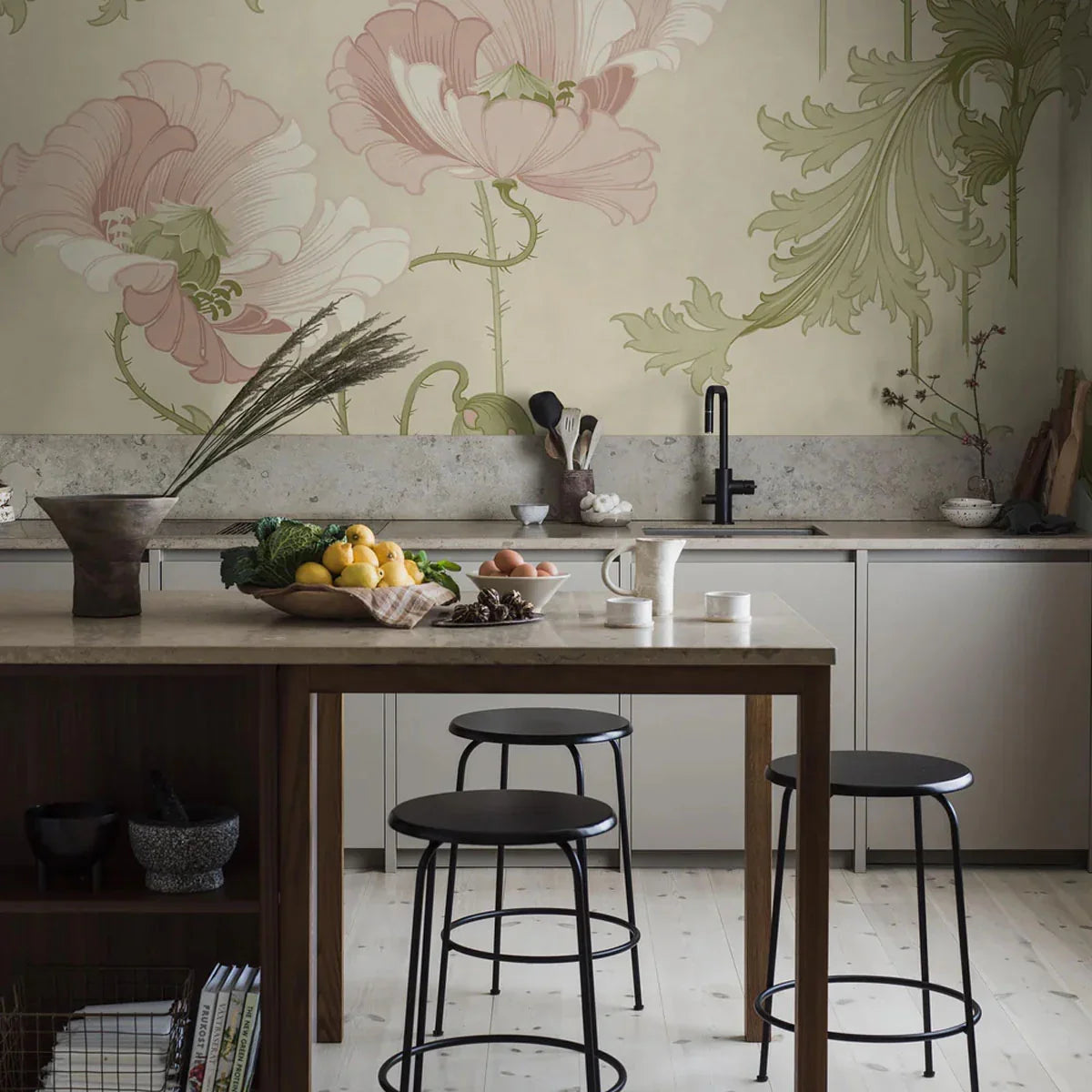 Vallmo Grand Mural Wallpaper - Borastapeter